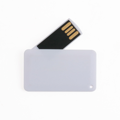 Mini Credit Card USB Flash Drive Custom Print Logo Aan beide kanten 64GB 128GB 2.0 3.0